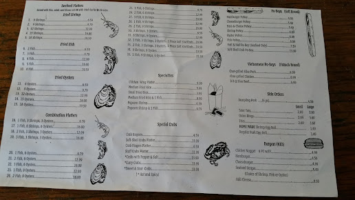 Menu Bingos Seafood - 1