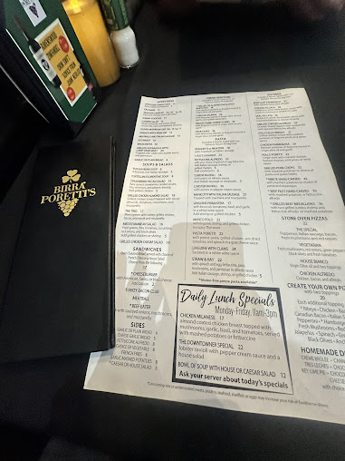 Menu Birraporetti's - 0
