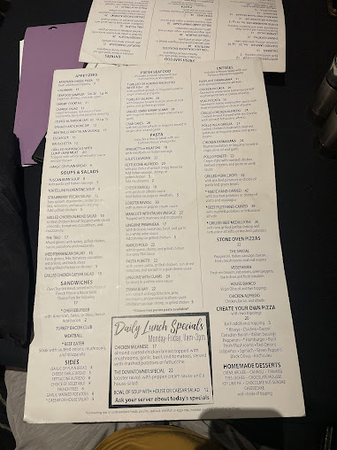 Menu Birraporetti's - 2