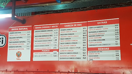 Menu Birrieria Los Titos Bugambilias - 2
