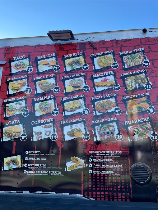 Menu Birrieria Pdx Madison - 2