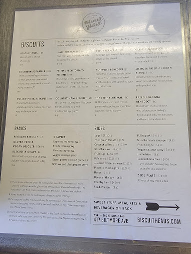 Menu Biscuit Head - 5