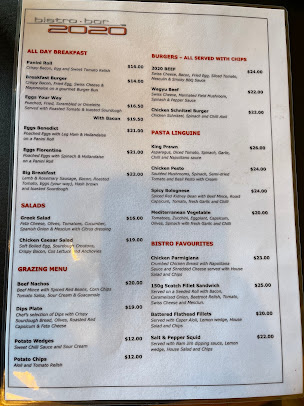 Menu Bistro 2020 - 1