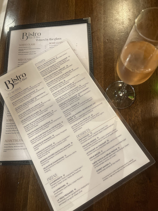 Menu Bistro 555 - 4