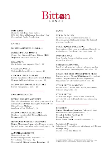 Menu Bitton - 0