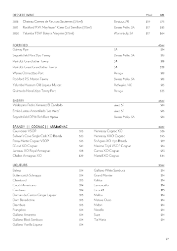 Menu Biviano's Restaurant Dural - 6