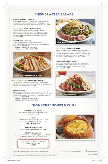 Menu Bj's Restaurant & Brewhouse - 5