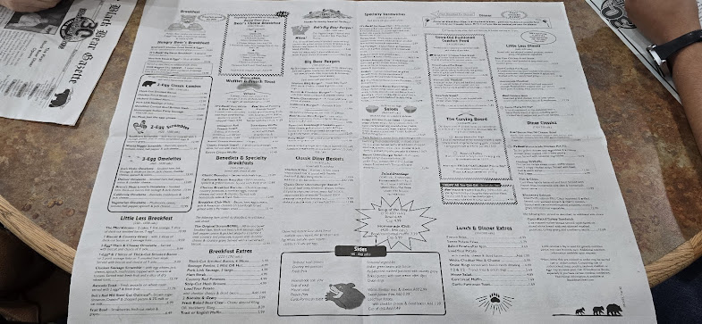 Menu Black Bear Diner Monterrey Village - 3