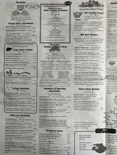 Menu Black Bear Diner Monterrey Village - 9