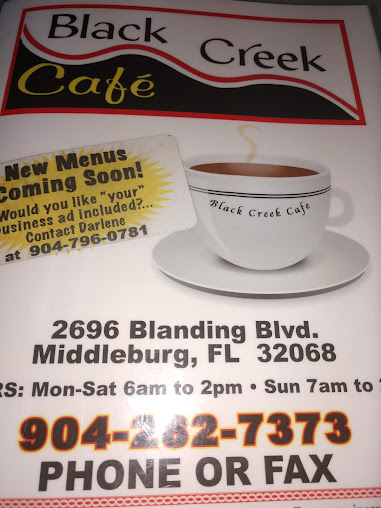 Menu Black Creek Cafe - 9