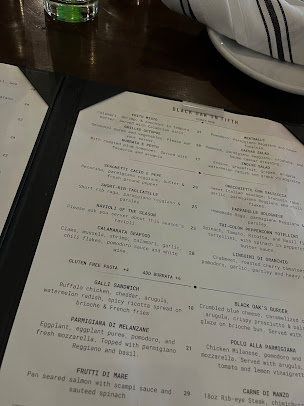 Menu Black Oak On Fifth - 2