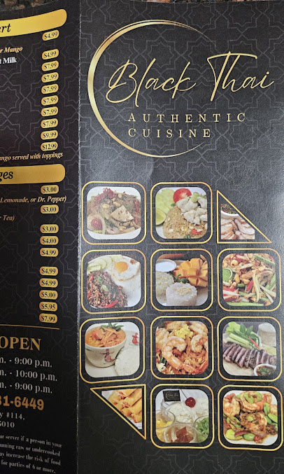 Menu Black Thai Authentic Cuisine - 9