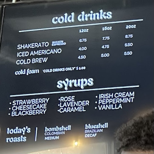 Menu Black Turtle Coffee - 0