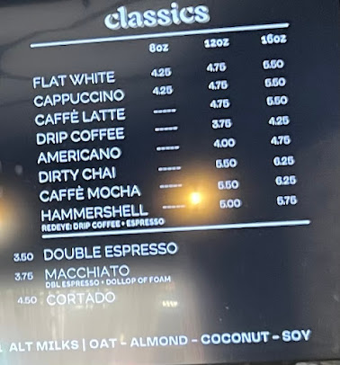 Menu Black Turtle Coffee - 1