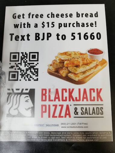 Menu Blackjack Pizza Salads Longmont - 1
