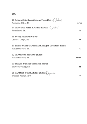 Menu Blackwood - 4