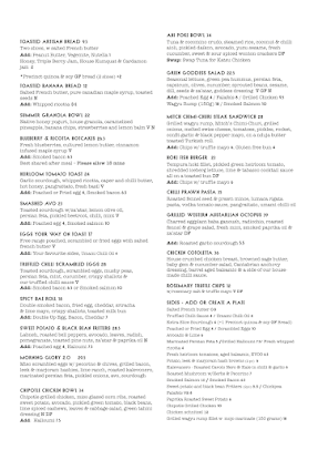 Menu Blackwood - 7