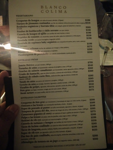 Menu Blanco Colima - 4