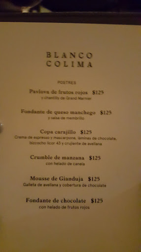 Menu Blanco Colima - 8
