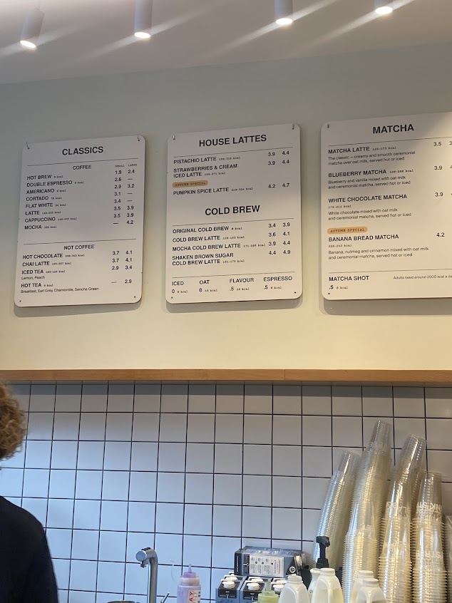 Menu Blank Street Coffee - 2