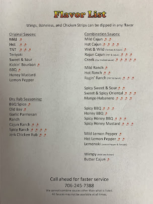 Menu Blazers Of Royston - 1