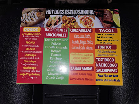 Menu Blazing Desert Dogs - 1