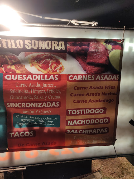 Menu Blazing Desert Dogs - 3
