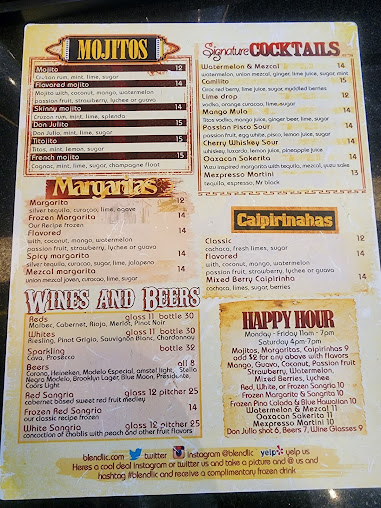 Menu Blend Lic - 0