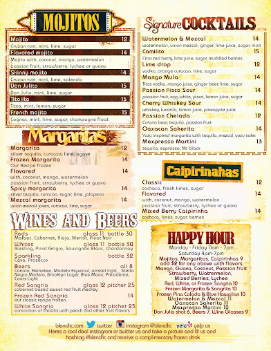 Menu Blend Lic - 9