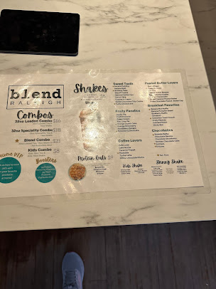 Menu Blend Raleigh - 1