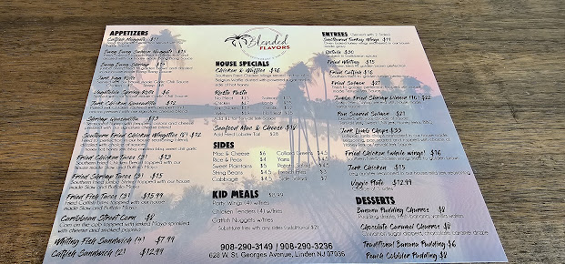 Menu Blended Flavors Restaurant & Bar - 2