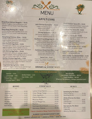 Menu Blended Flavors Restaurant & Bar - 3