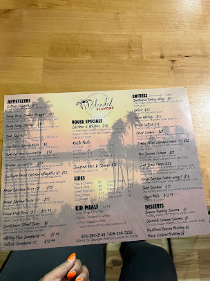 Menu Blended Flavors Restaurant & Bar - 4