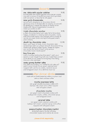 Menu Blockhouse Restaurant And Oyster Bar - 5