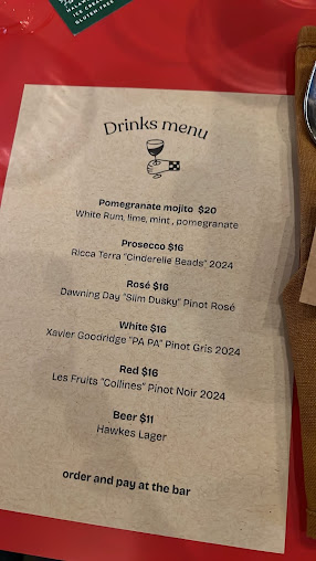 Menu Bloodwood Restaurant & Bar - 0