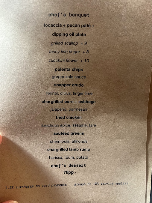 Menu Bloodwood Restaurant & Bar - 3