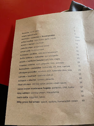 Menu Bloodwood Restaurant & Bar - 4