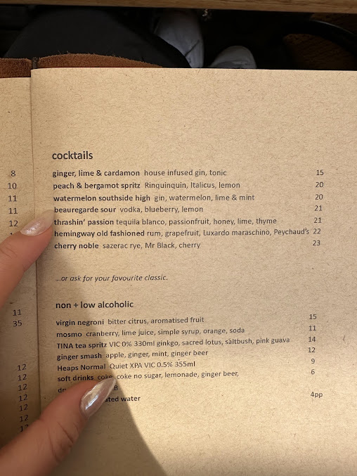 Menu Bloodwood Restaurant & Bar - 6