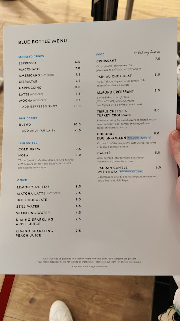 Menu Blue Bottle Coffee - 1
