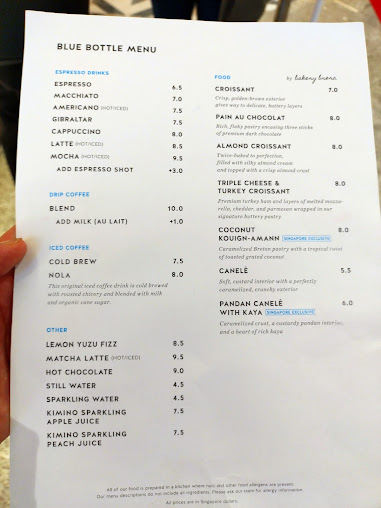 Menu Blue Bottle Coffee - 3