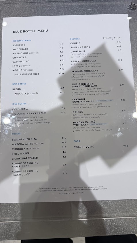 Menu Blue Bottle Coffee - 9