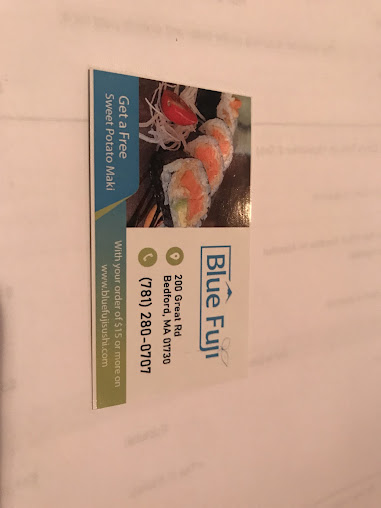 Menu Blue Fuji Bedford - 3