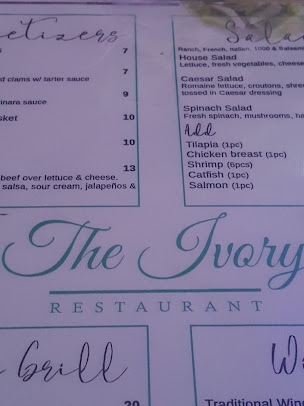 Menu Blue Ivory Nightclub - 1