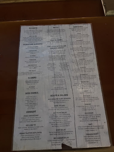 Menu Blue Lagoon Saloon - 0