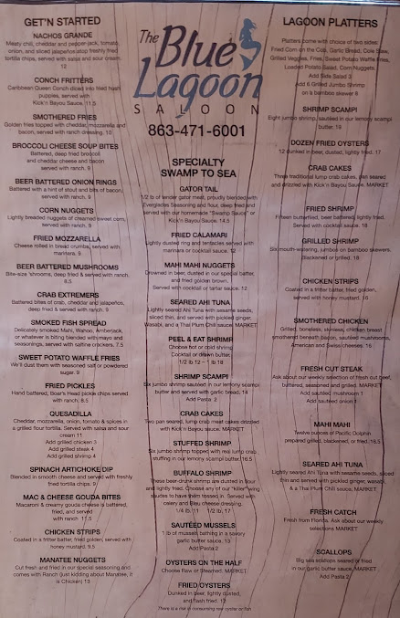 Menu Blue Lagoon Saloon - 6