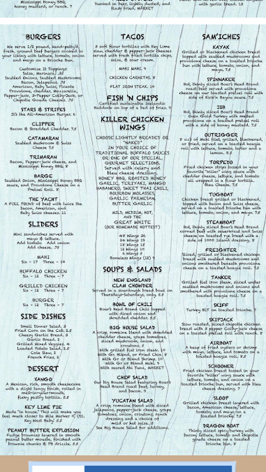 Menu Blue Lagoon Saloon - 7