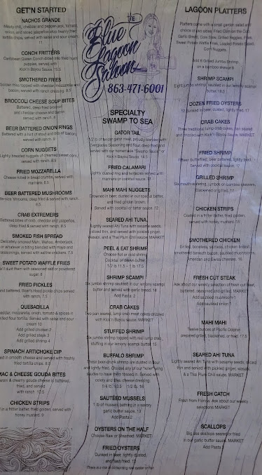 Menu Blue Lagoon Saloon - 8