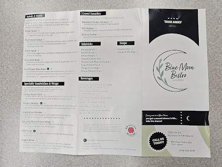Menu Blue Moon Bistro - 0