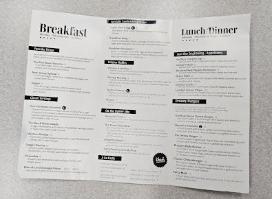 Menu Blue Moon Bistro - 1