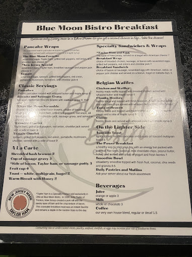 Menu Blue Moon Bistro - 6